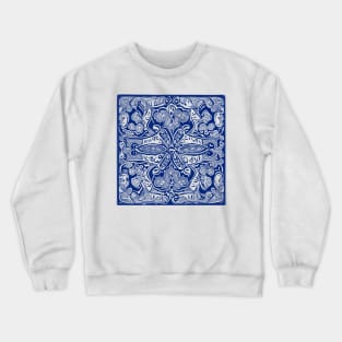 Paisley Print - Blue Aesthetic Crewneck Sweatshirt